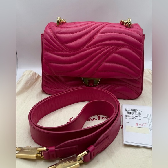 Pink Salvatore Ferragamo quilted Lexi shoulder bag - Picture 10 of 14